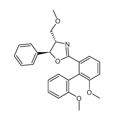 (4S,5S)-2-(2',6-dimethoxy-[1,1'-biphenyl]-2-yl)-4-(methoxymethyl)-5-phenyl-4,5-dihydrooxazole Structure