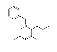 3,5-diethyl-1-benzyl-2-propyl-1,2-dihydro-pyridine结构式