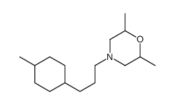 2,6-dimethyl-4-[3-(4-methylcyclohexyl)propyl]morpholine Structure