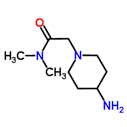 2-(4-Aminopiperidin-1-yl)-N,N-dimethylacetamide Structure