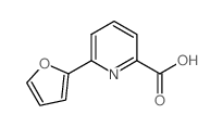 6-呋喃-2-基-吡啶-2-羧酸结构式