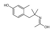 N-[1-(4-hydroxy-2-methylphenyl)-2-methylpropan-2-yl]acetamide Structure