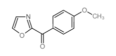 2-(4-甲氧基苯甲酰基) 噁唑结构式