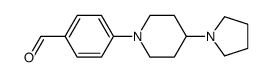 4-(4-pyrrolidin-1-ylpiperidin-1-yl)benzaldehyde Structure