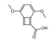 2,5-dimethoxybicyclo[4.2.0]octa-1,3,5,7-tetraene-7-carboxylic acid Structure