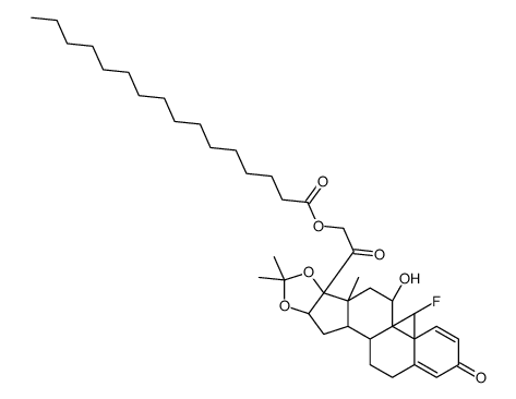 Triamcinolone acetonide 21-palmitate structure