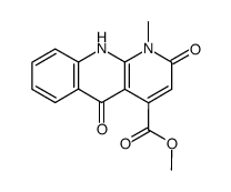 Methyl 1-Methyl-2,5-dioxo-1,2,5,10-tetrahydrobenzo<1,8>naphthyridine-4-carboxylate结构式