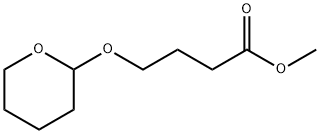 Butanoic acid, 4-[(tetrahydro-2H-pyran-2-yl)oxy]-, methyl ester Structure