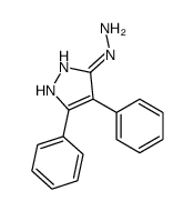 (4,5-diphenyl-1H-pyrazol-3-yl)hydrazine Structure