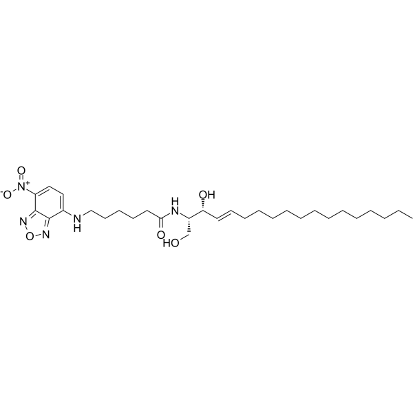 N-[6-[(7-硝基-2-1,3-苯并恶二唑-4-基)氨基]己酰基] -D-赤型-鞘氨醇图片