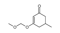 2-Cyclohexen-1-one,3-(methoxymethoxy)-5-methyl-(9CI) Structure