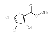 Methyl 4,5-dichloro-3-hydroxythiophene-2-carboxylate Structure