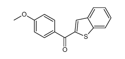 1-benzothiophen-2-yl-(4-methoxyphenyl)methanone结构式