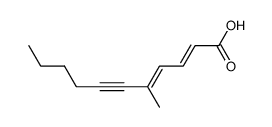 5-methyl-undeca-2,4-dien-6-ynoic acid Structure