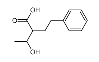 2-(1-hydroxy-ethyl)-4-phenyl-butyric acid Structure