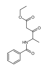 ethyl 4-benzamido-3-oxopentanoate结构式