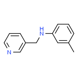 3-methyl-N-(pyridin-3-ylmethyl)aniline结构式