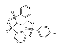 1,1-bis(phenylsulphonyl)-3-tosyloxypropane Structure