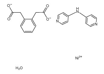 [Ni(di(4-pyridyl)amine)(1,2-phenylenediacetate)(H2O)]n Structure