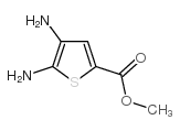 4,5-二氨基-2-噻吩羧酸甲酯结构式