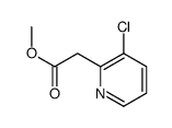 methyl 2-(3-chloropyridin-2-yl)acetate structure