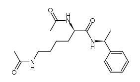 diacetyllysine S-α-phenylethylamide结构式