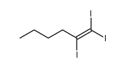 1,1,2-triiodo-hex-1-ene结构式