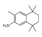3,5,5,8,8-五甲基-5,6,7,8-四氢化萘-2-胺结构式