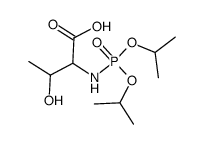 N-(Disopropyloxyphosphoryl)-L-Thr-OH结构式