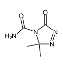 4H-1,2,4-Triazole-4-carboxamide,3,5-dihydro-3,3-dimethyl-5-oxo-(9CI)结构式