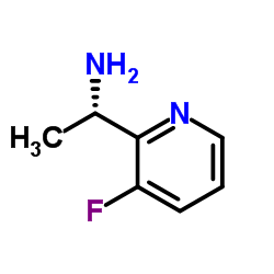 (1S)-1-(3-Fluoro-2-pyridinyl)ethanamine Structure