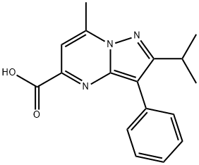 2-isopropyl-7-methyl-3-phenylpyrazolo[1,5-a]pyrimidine-5-carboxylic acid图片