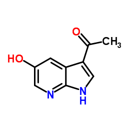 1-(5-Hydroxy-1H-pyrrolo[2,3-b]pyridin-3-yl)ethanone Structure