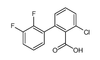 2-chloro-6-(2,3-difluorophenyl)benzoic acid结构式