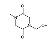 2,5-Piperazinedione,1-(hydroxymethyl)-4-methyl-(9CI) picture