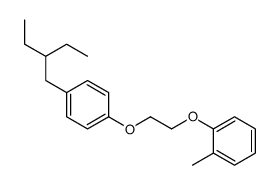 1-(2-ethylbutyl)-4-[2-(2-methylphenoxy)ethoxy]benzene Structure