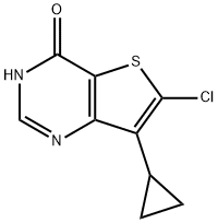 6-Chloro-7-cyclopropylthieno[3,2-d]pyrimidin-4-ol structure