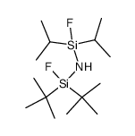 (Di-tert-butylfluorsilyl)(fluordiisopropylsilyl)amin Structure