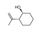 (1S,2R)-2-(prop-1-en-2-yl)cyclohexanol Structure