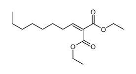 diethyl 2-octylidenepropanedioate结构式