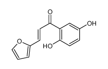 1-(2,5-dihydroxyphenyl)-3-(furan-2-yl)prop-2-en-1-one Structure