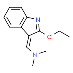 Methanamine, 1-(2-ethoxy-3H-indol-3-ylidene)-N,N-dimethyl-, (Z)- (9CI) structure