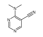 5-Pyrimidinecarbonitrile, 4-(dimethylamino)- (8CI,9CI) structure