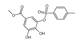 Methyl 3-[(4-methyl-phenyl)-sulfonyloxy]-4,5-dihydroxy benzoate结构式