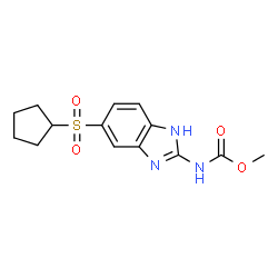 Cyclopentylalbendazole sulfone Structure