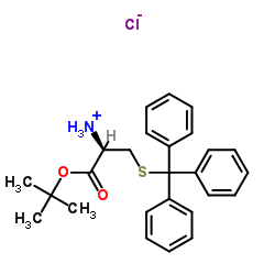 H-Cys(Trt)-OtBu.HCl Structure