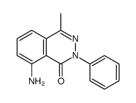 8-amino-4-methyl-2-phenylphthalazin-1-one结构式