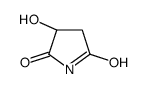 (3S)-3-hydroxypyrrolidine-2,5-dione Structure