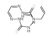 3-prop-2-enyl-1-[2-(prop-2-enylthiocarbamoylhydrazinylidene)ethylideneamino]thiourea picture