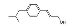 (E)-3-(4-isobutylphenyl)prop-2-en-1-ol Structure